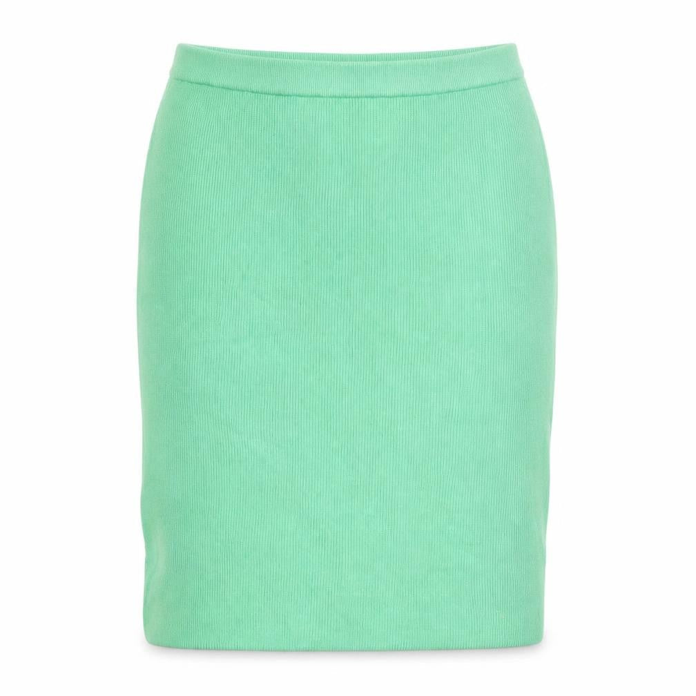 Marks and Spencer Womens Green Viscose Straight & Pencil Skirt Size XL