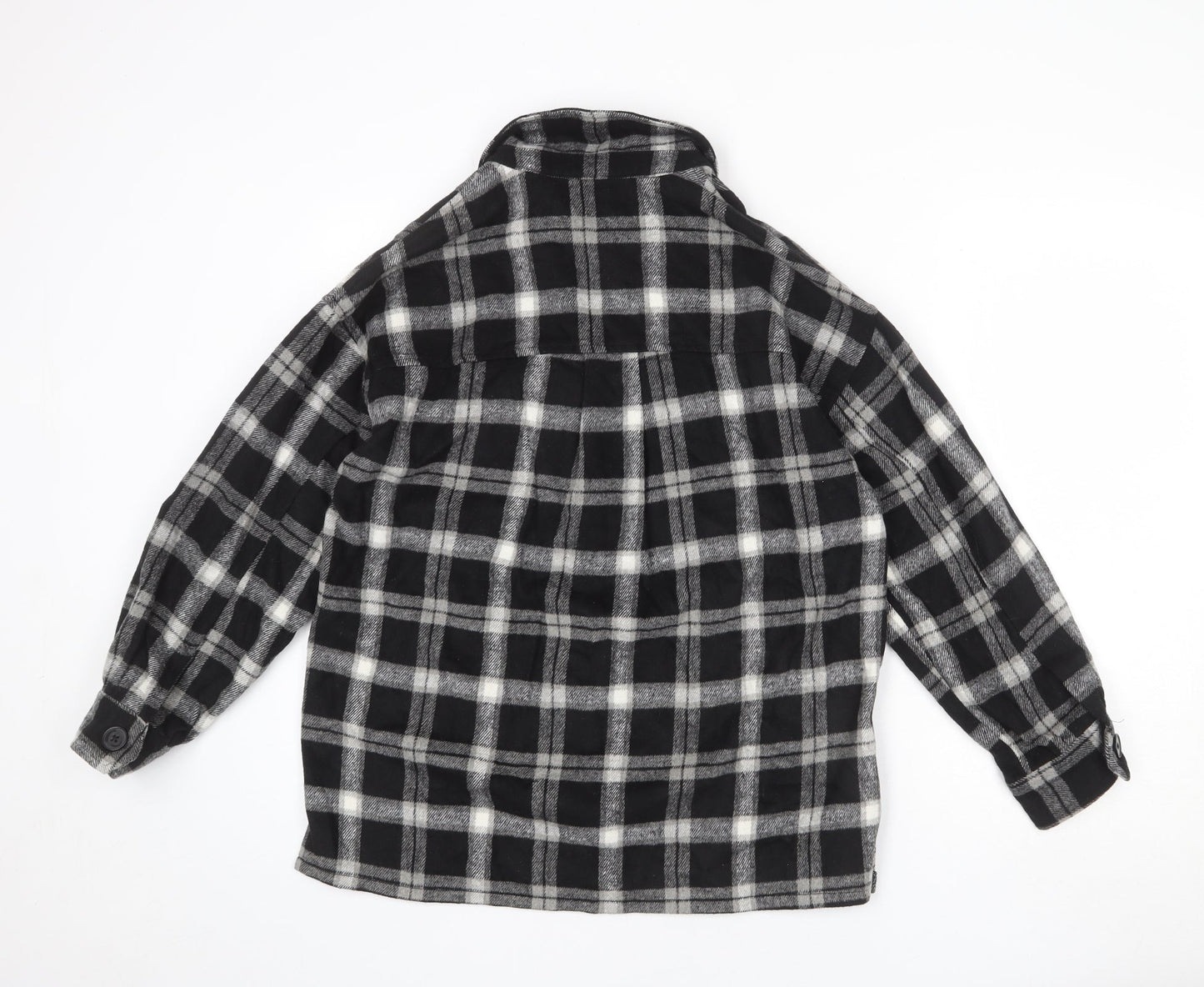 FOREVER 21 Womens Multicoloured Plaid Jacket Size XS Button