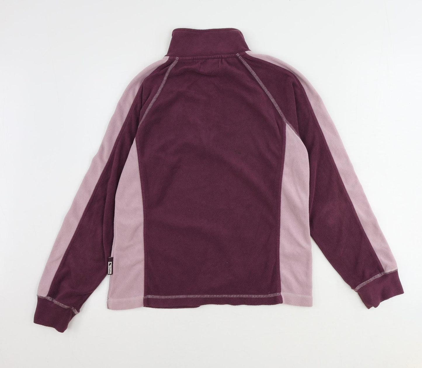 Dublin Womens Purple Polyester Pullover Sweatshirt Size M Zip - Quarter-Zip