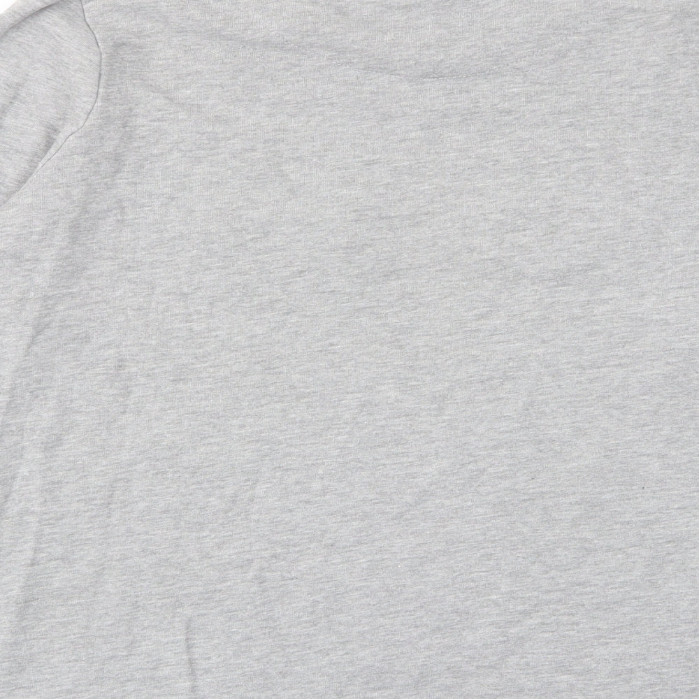 Disney Womens Grey Cotton Pullover Sweatshirt Size L Pullover - Embroided