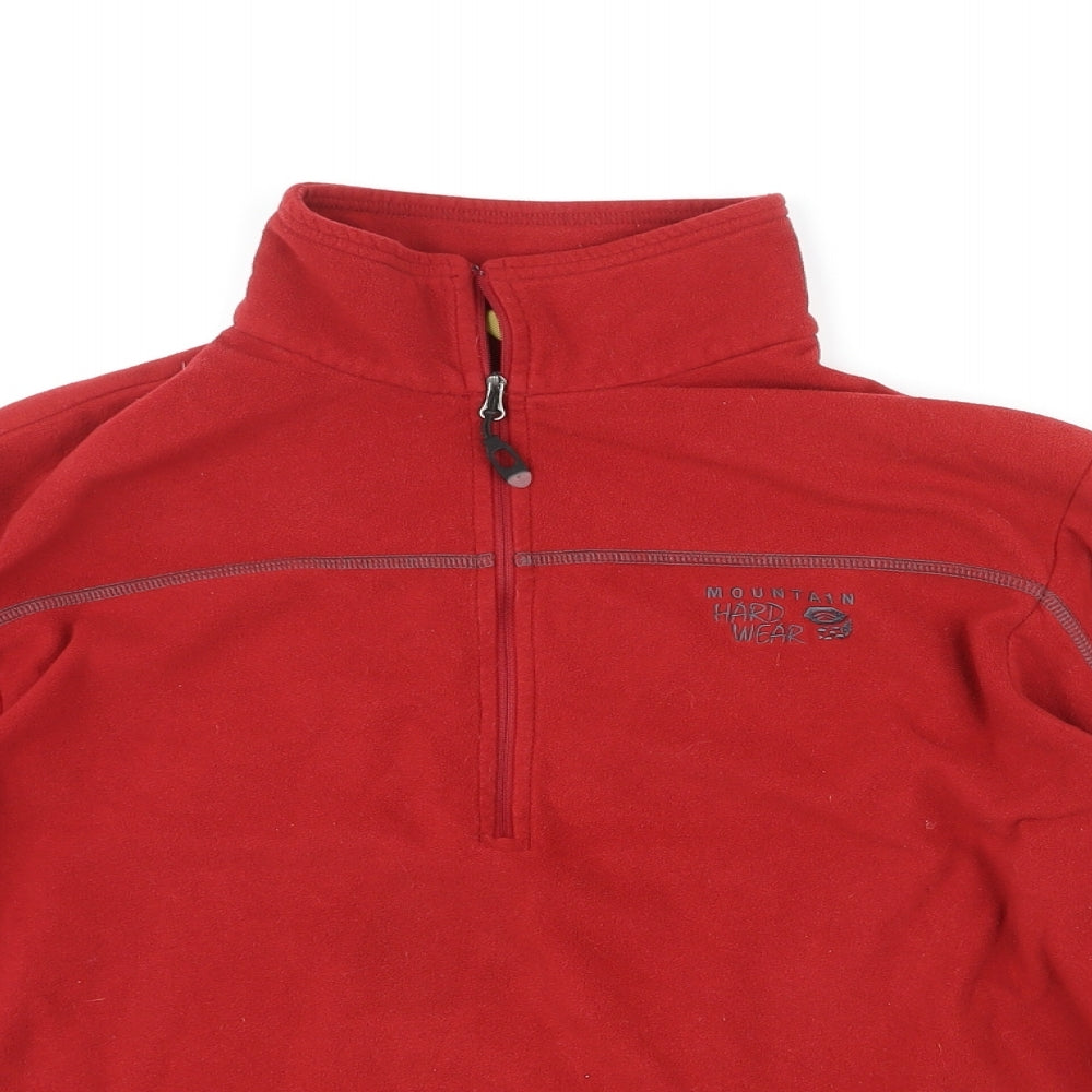 Mountain Hardwear Mens Red Polyester Pullover Sweatshirt Size L