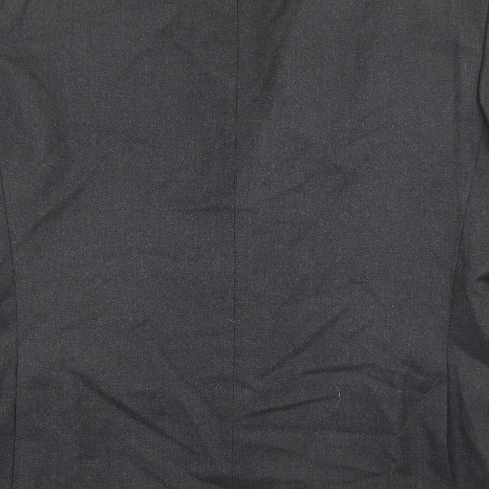 Dunn & Co Mens Grey Polyester Jacket Suit Jacket Size 52 Regular