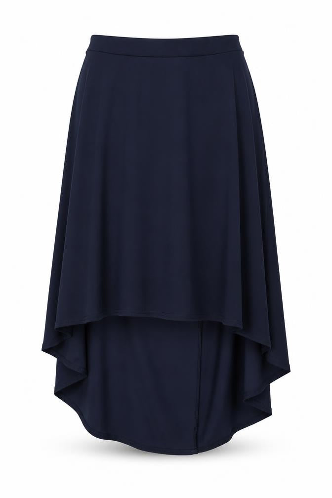 Yours Womens Blue Polyester Swing Skirt Size 16 - Asymmetric
