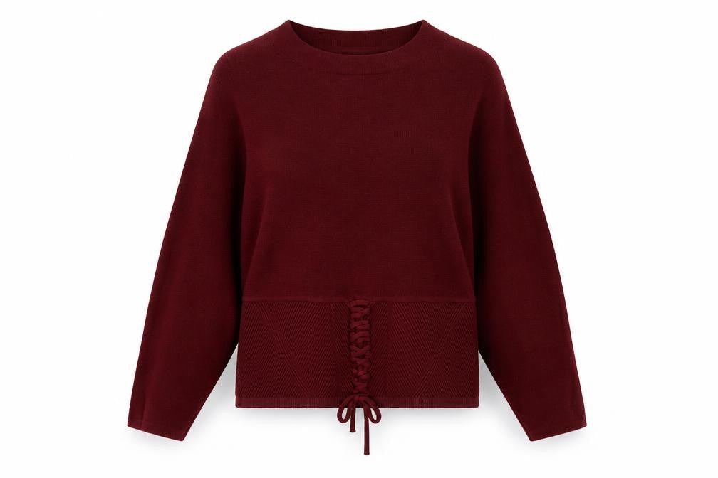 Marks and Spencer Womens Purple Crew Neck Viscose Pullover Jumper Size 8