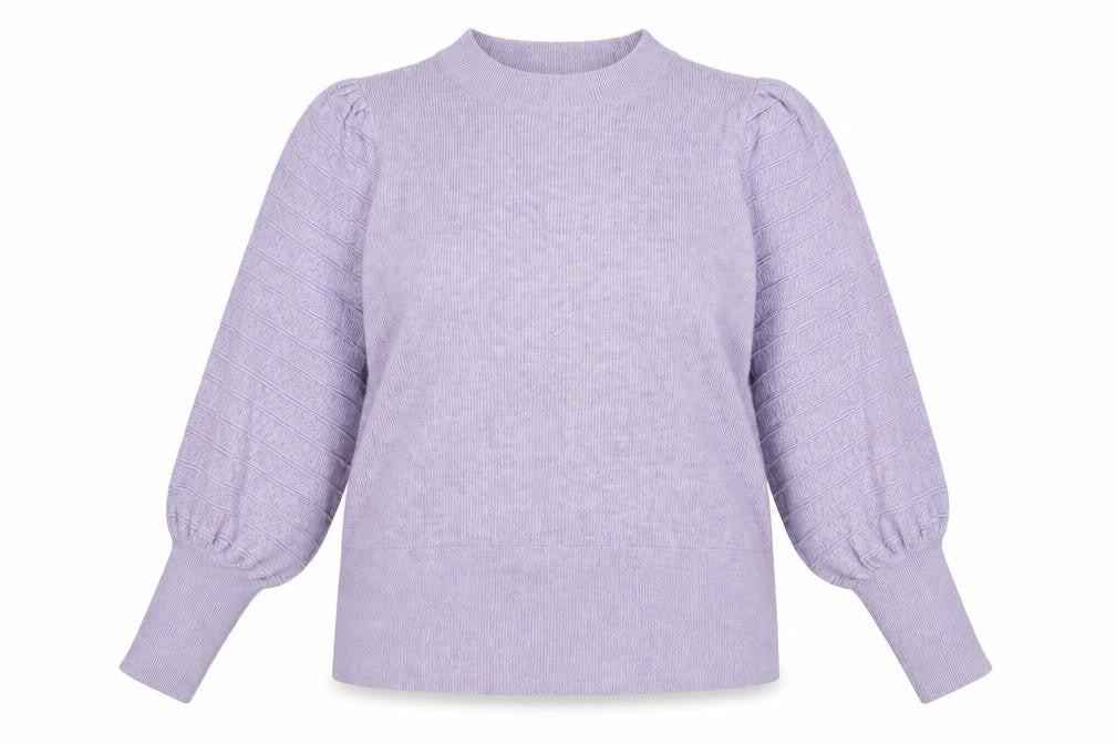 Marks and Spencer Womens Purple Crew Neck Viscose Pullover Jumper Size 18