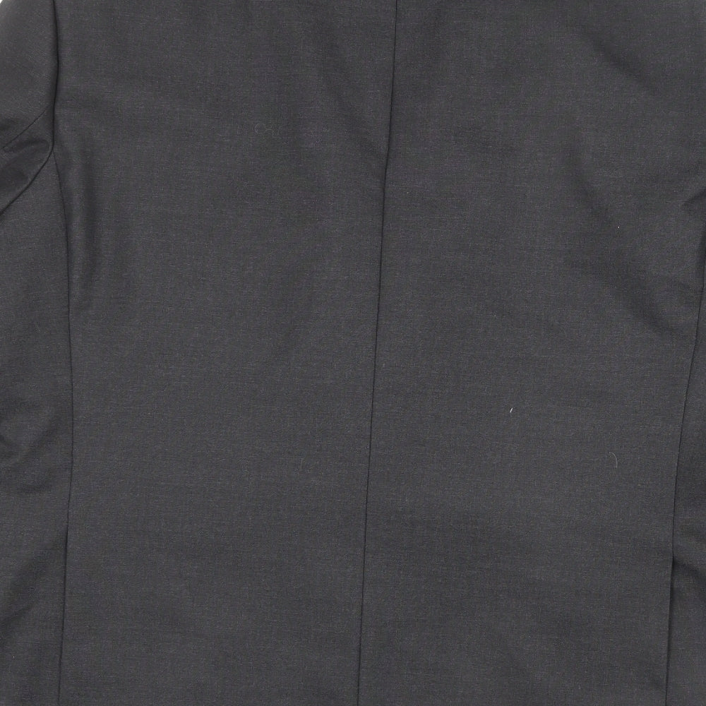 Marks and Spencer Mens Grey Polyester Jacket Blazer Size 44 Regular