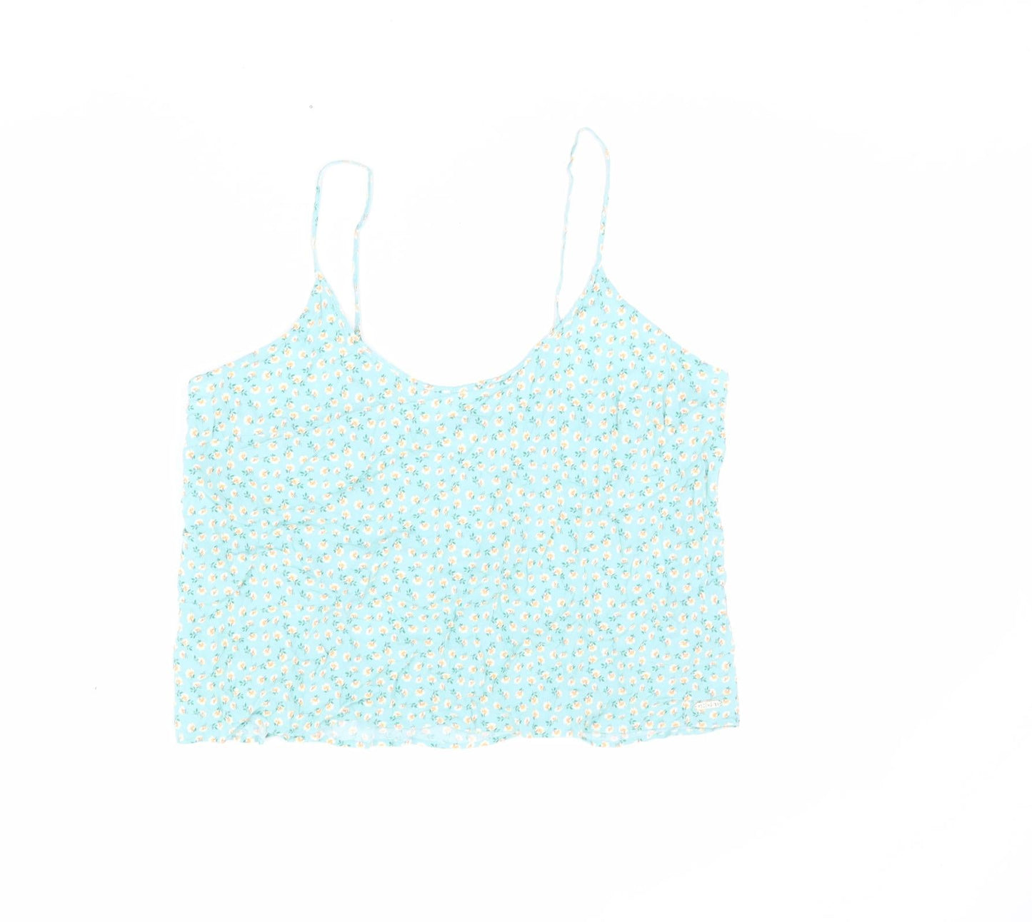 Ghost Womens Blue Floral Viscose Camisole Tank Size 20 Scoop Neck