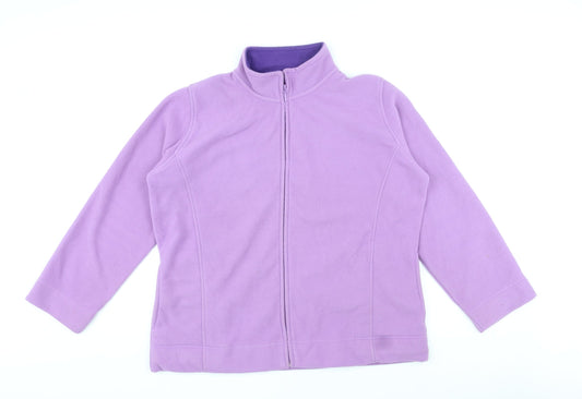 EWM Womens Purple Jacket Size XL Zip