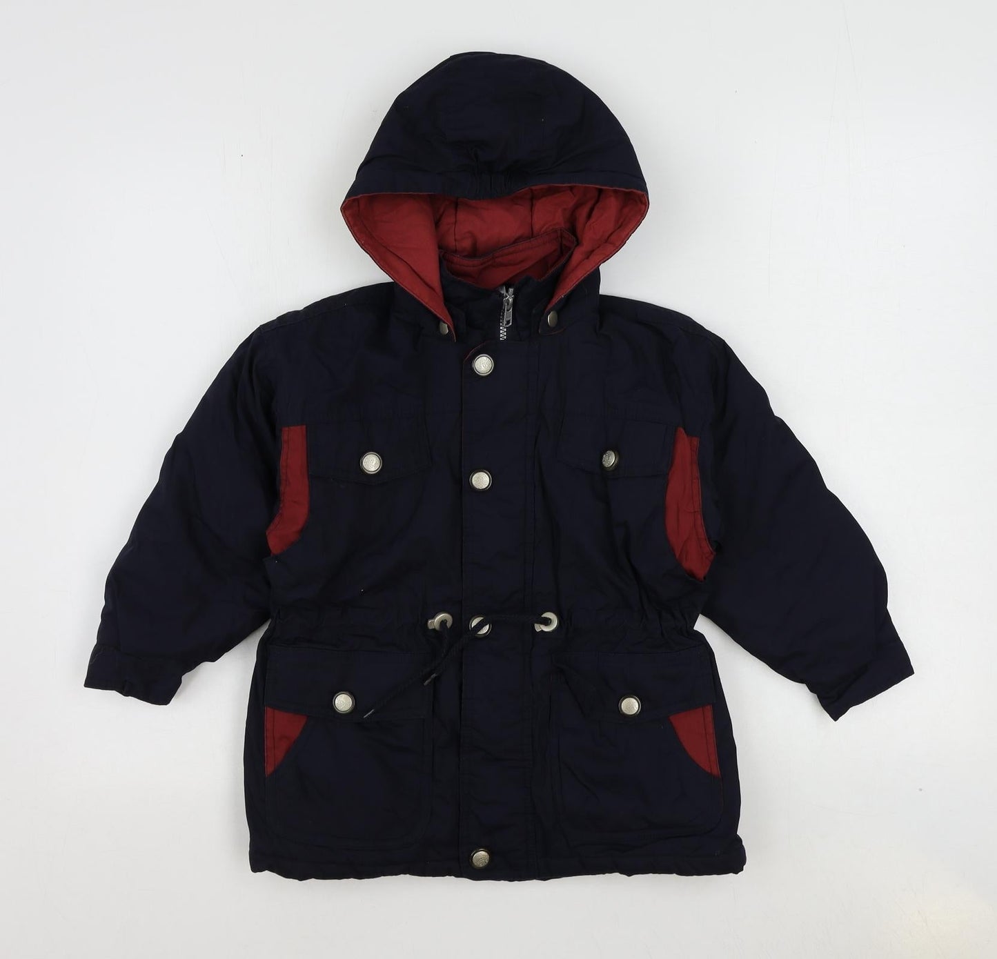 Bright Futures Boys Blue Rain Coat Coat Size 5 Years Zip