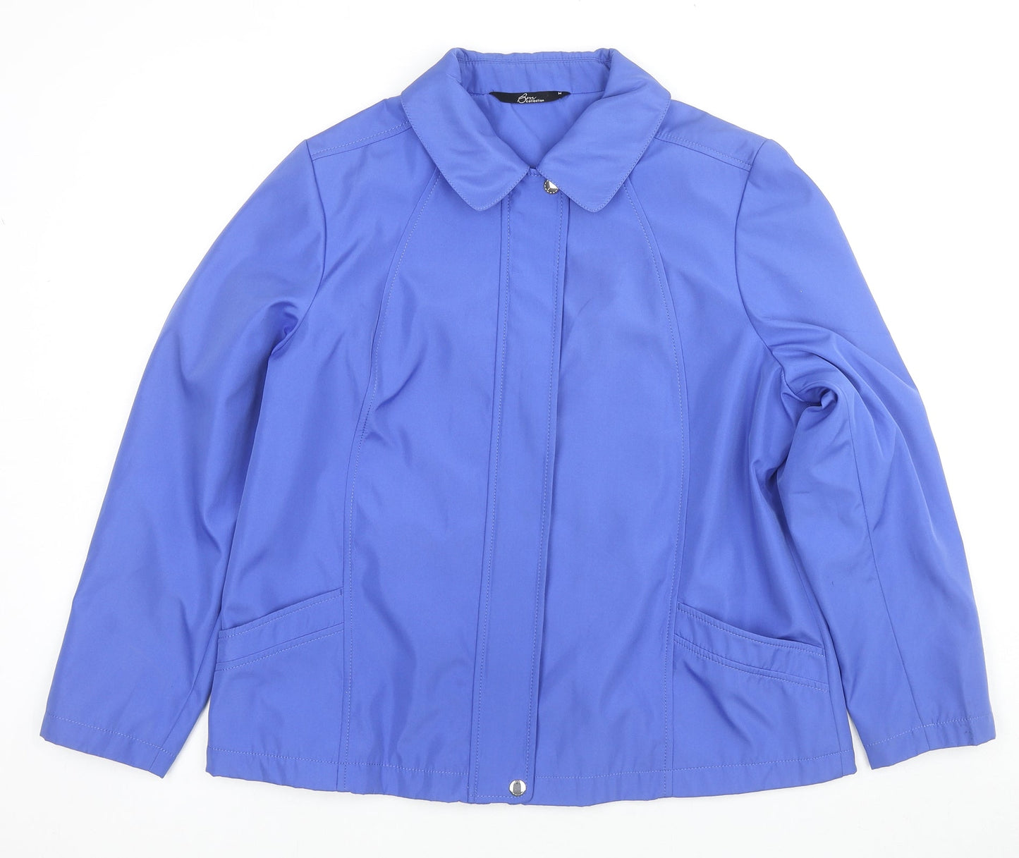 Bonmarché Womens Blue Jacket Size M Zip