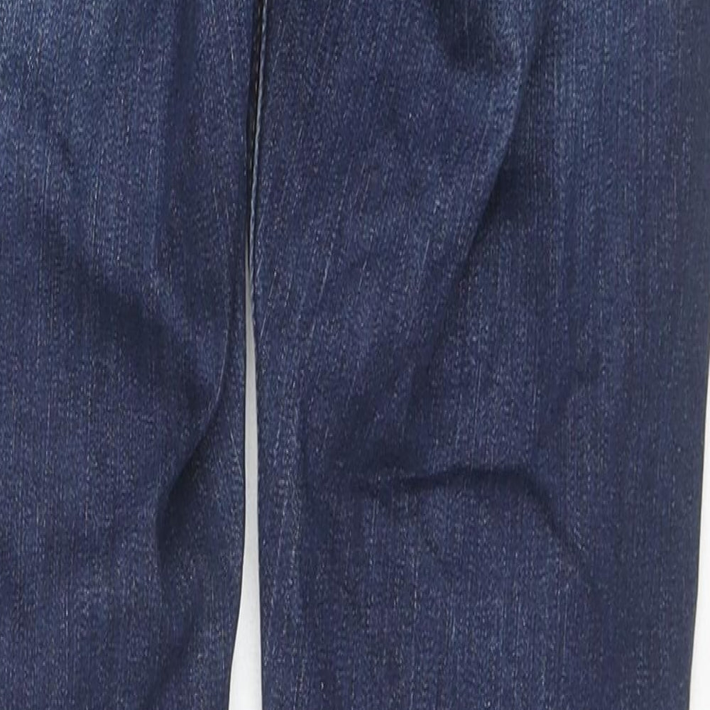 H&M Womens Blue Cotton Jegging Jeans Size 28 in L30 in Regular Zip
