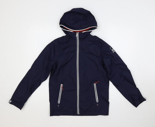 Tribord Boys Blue Jacket Size M Zip - Zipped Pockets