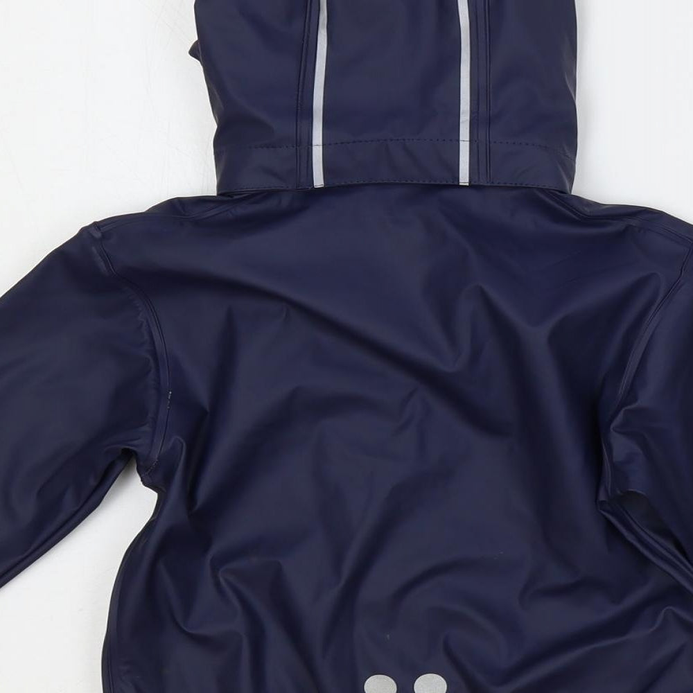 LEGO Boys Blue Rain Coat Coat Size 3 Years Zip - Hooded