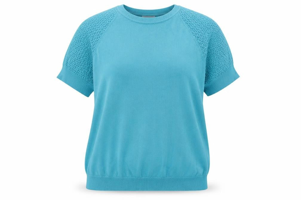 Womens UK XL Regular Cotswold Blue Pullover Tight-Knit