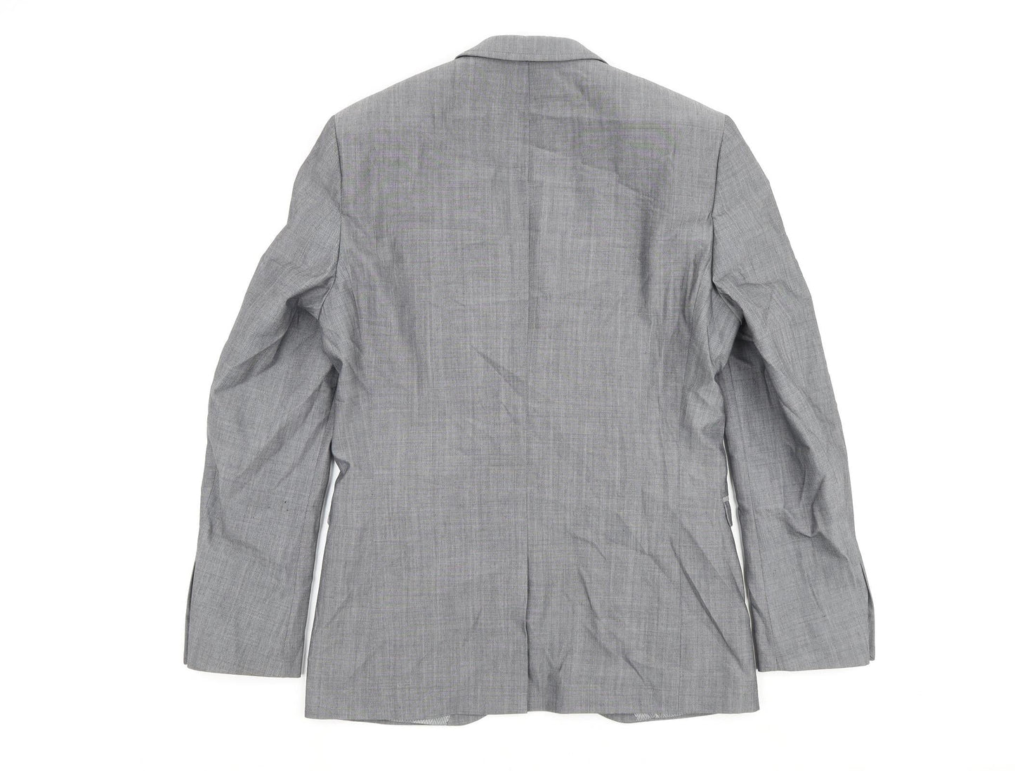 NEXT Mens Grey Wool Jacket Blazer Size 38 Regular