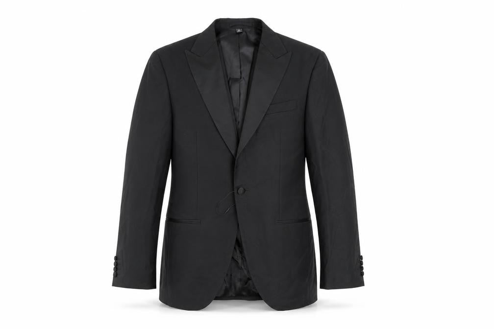Marks and Spencer Mens Black Polyester Jacket Blazer Size 38 Regular