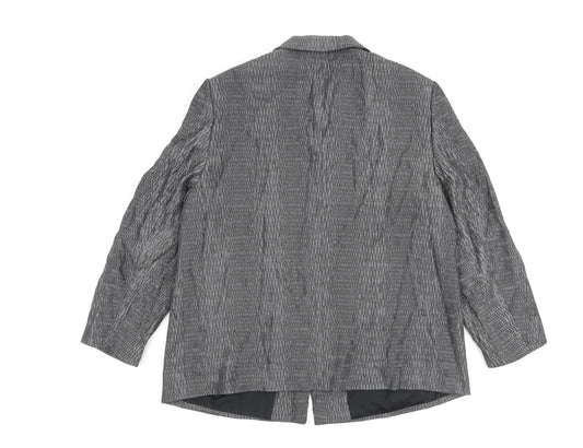 Gerry Weber Womens Grey Jacket Blazer Size 18 Button