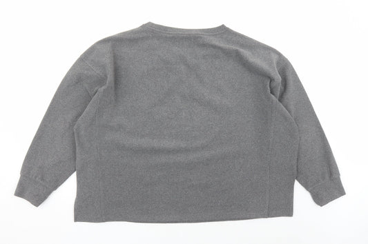 NEXT Womens Grey Polyester Pullover Sweatshirt Size 14 Pullover