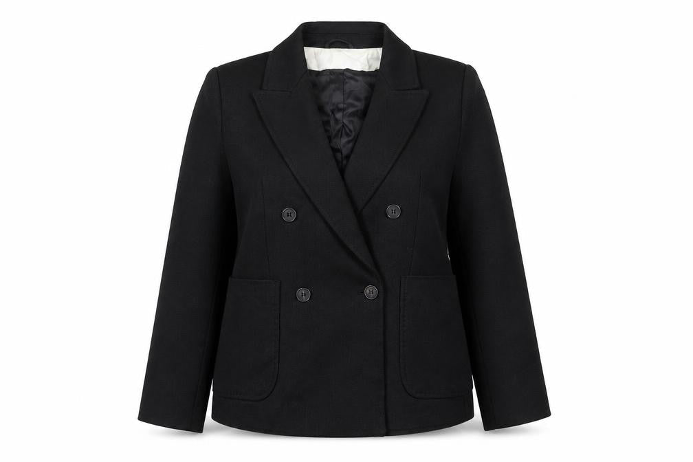 NEXT Womens Black Polyester Jacket Blazer Size 14