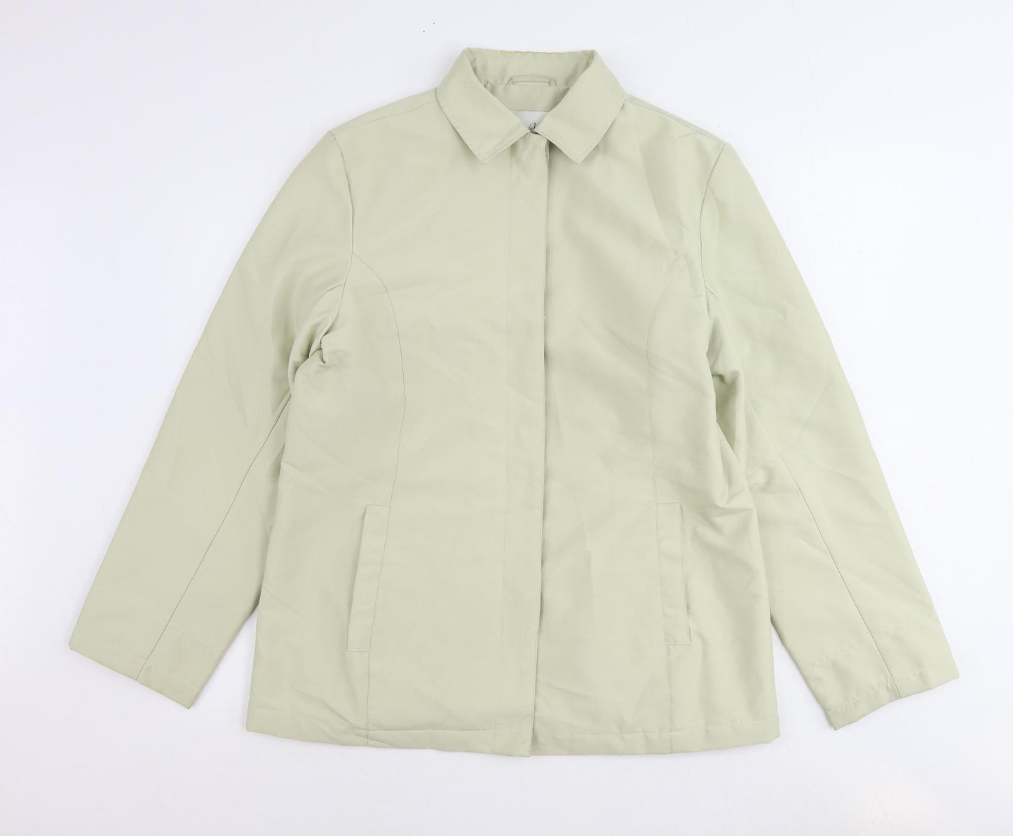 Joie de Vivre Womens Beige Jacket Size 14 Zip