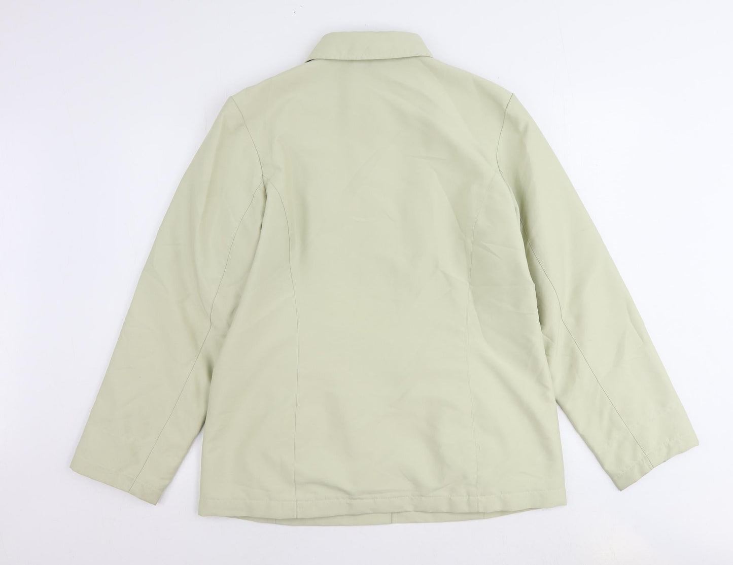 Joie de Vivre Womens Beige Jacket Size 14 Zip