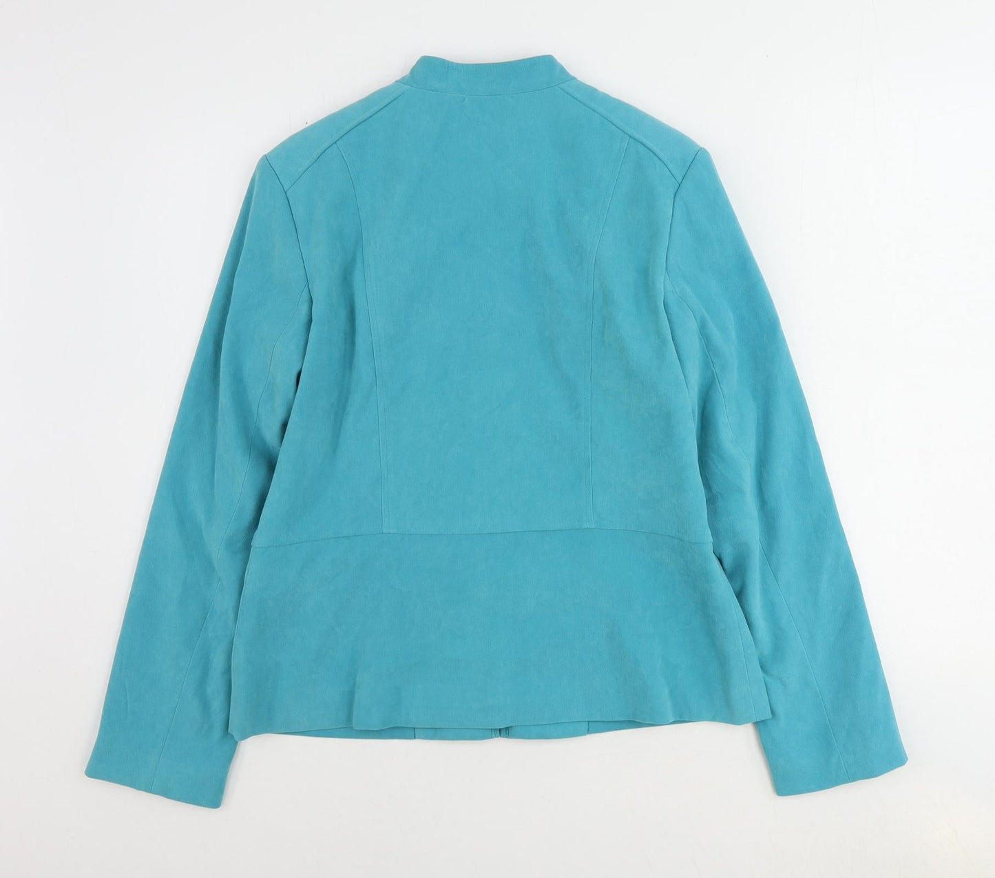 EWM Womens Blue Jacket Size 12 Zip