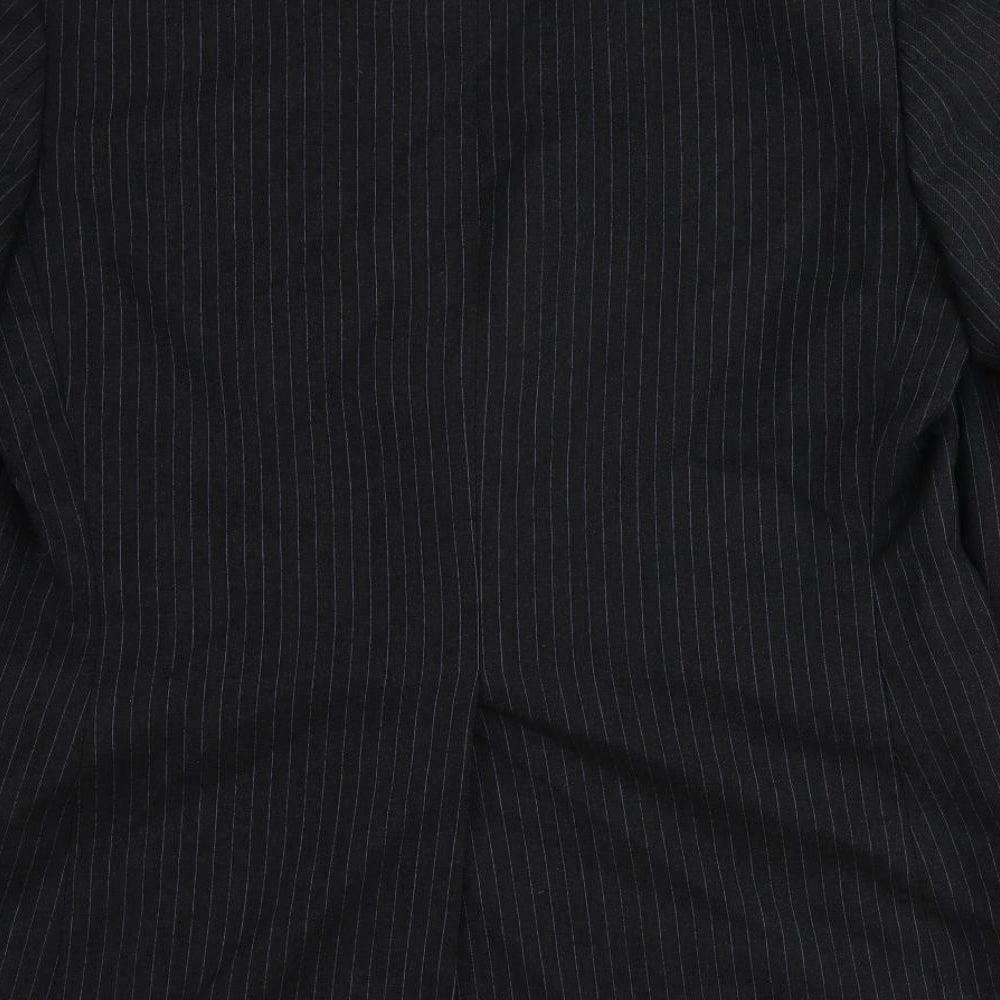 Dunn & Co Mens Grey Striped Wool Jacket Suit Jacket Size 38 Regular