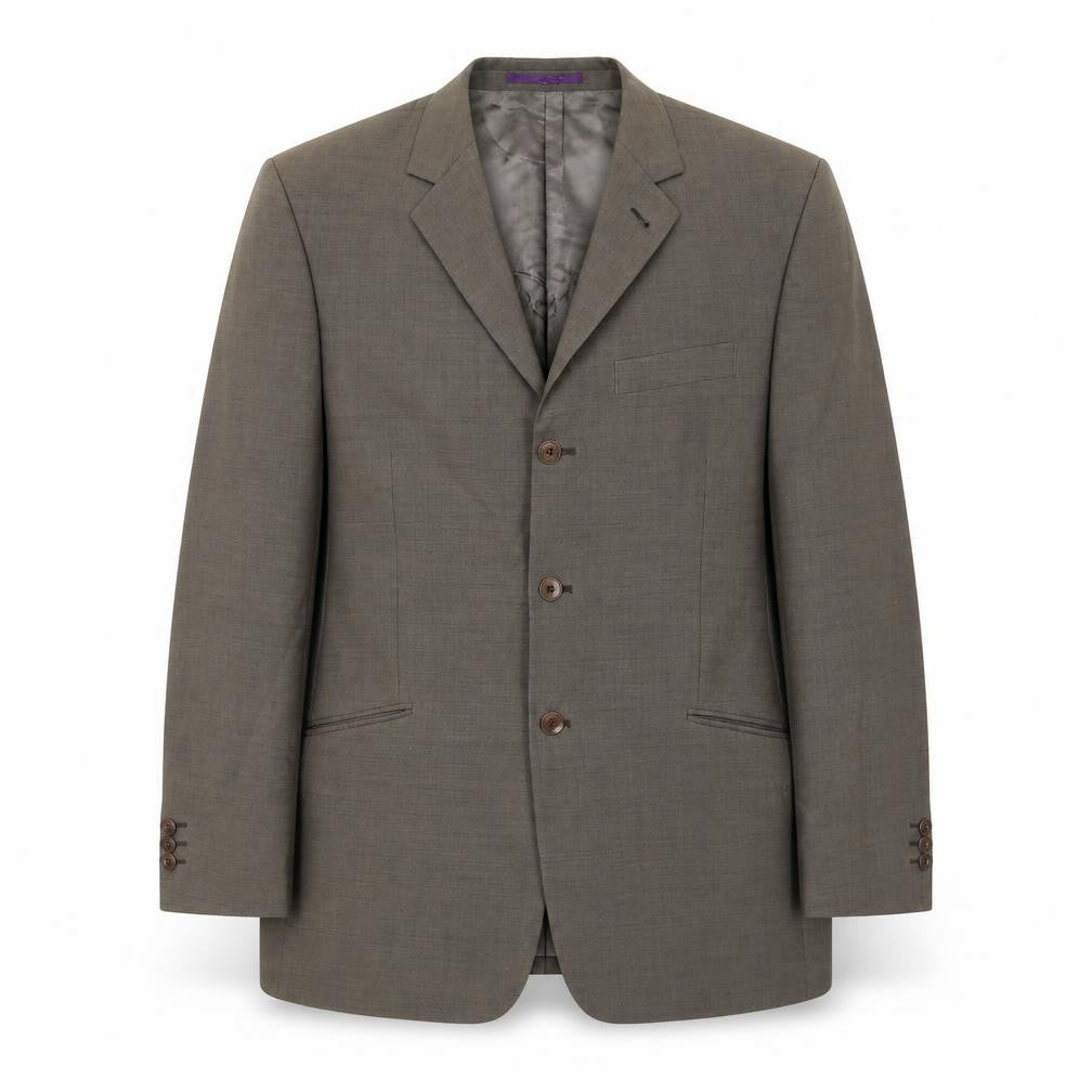 NEXT Mens Brown Wool Jacket Suit Jacket Size 40 Regular - Inside pockets