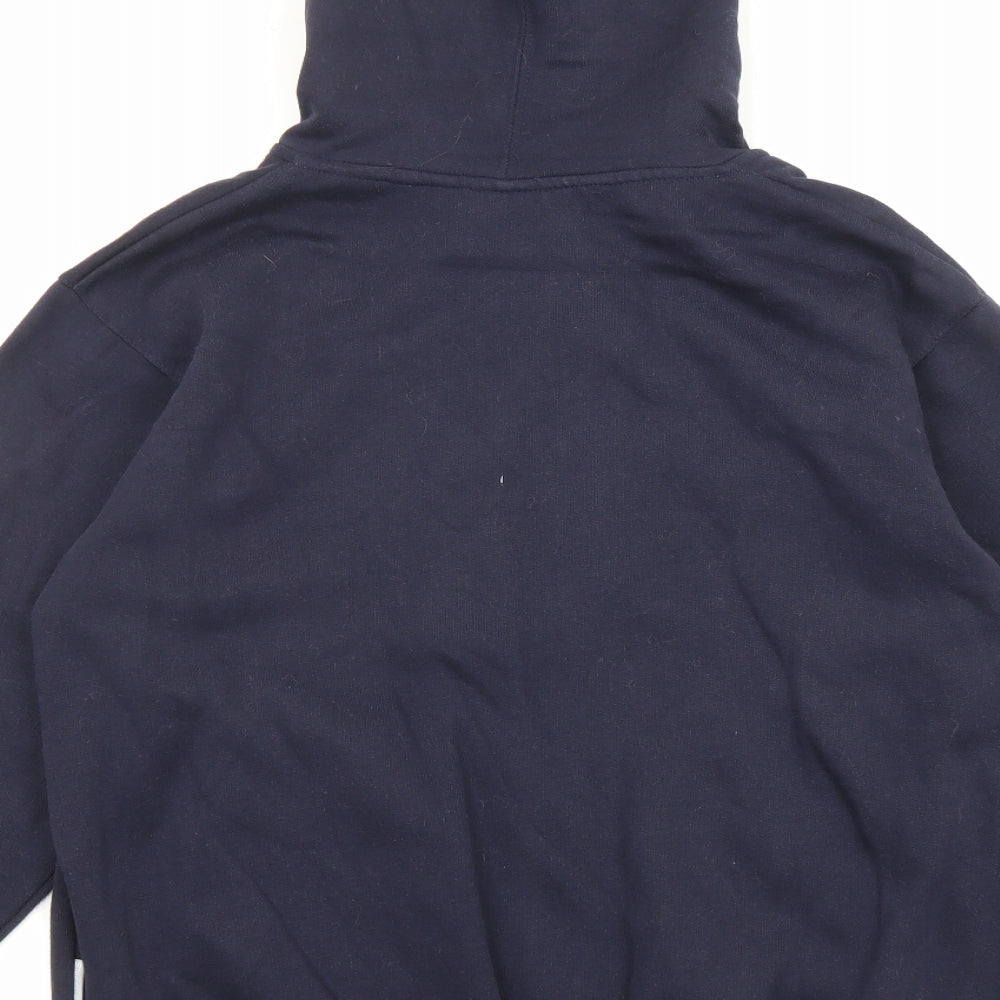 Slazenger Womens Blue Polyester Full Zip Hoodie Size 12 Zip