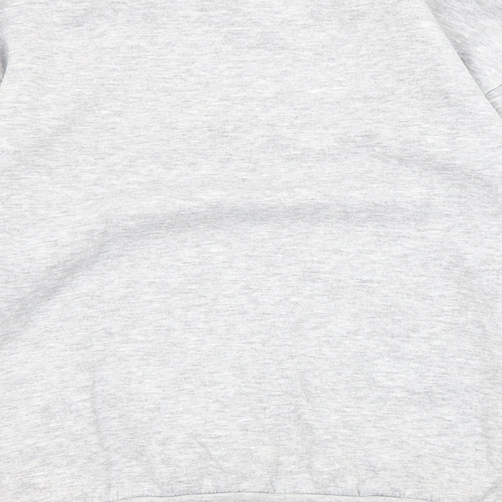 Slazenger Womens Grey Polyester Pullover Sweatshirt Size S Zip