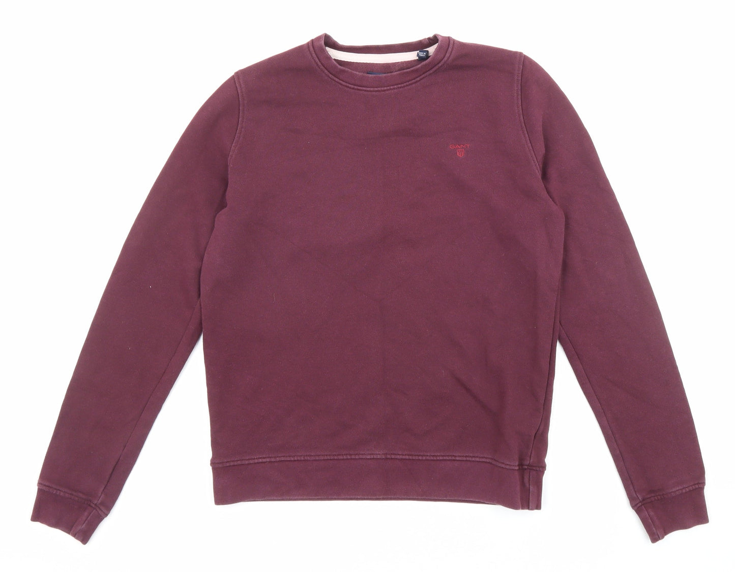 GANT Womens Purple Cotton Pullover Sweatshirt Size S Pullover