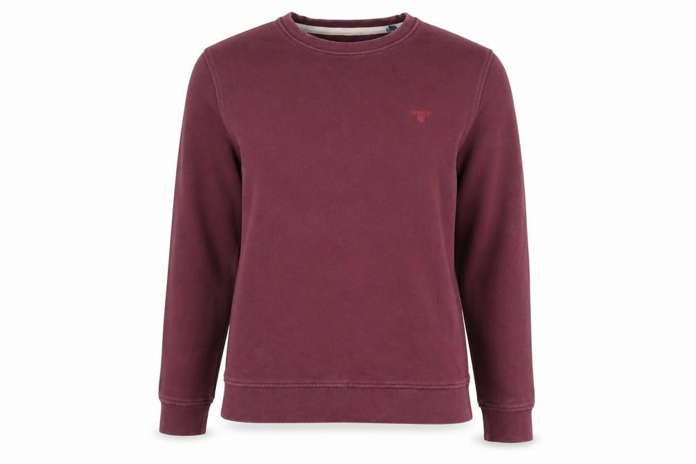 Womens UK S Regular GANT Purple Pullover Sweatshirt