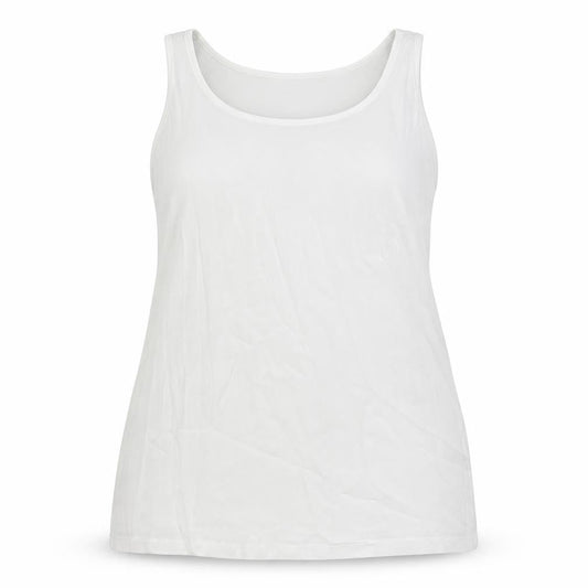 Womens UK Size 20 Ann Harvey White Viscose Tank