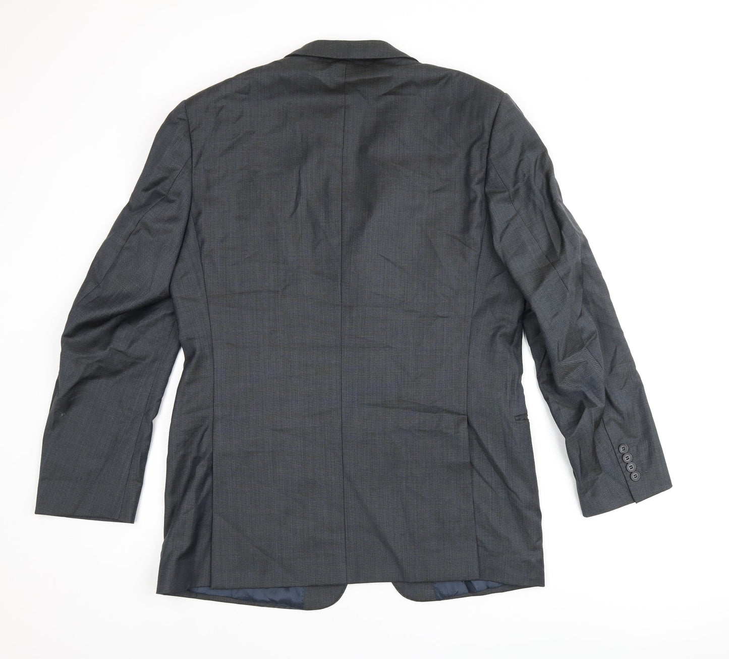 Marks and Spencer Mens Grey Wool Jacket Suit Jacket Size 40 Regular