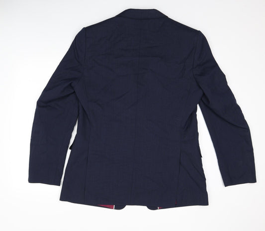 Marks and Spencer Mens Blue Wool Jacket Suit Jacket Size 42 Regular