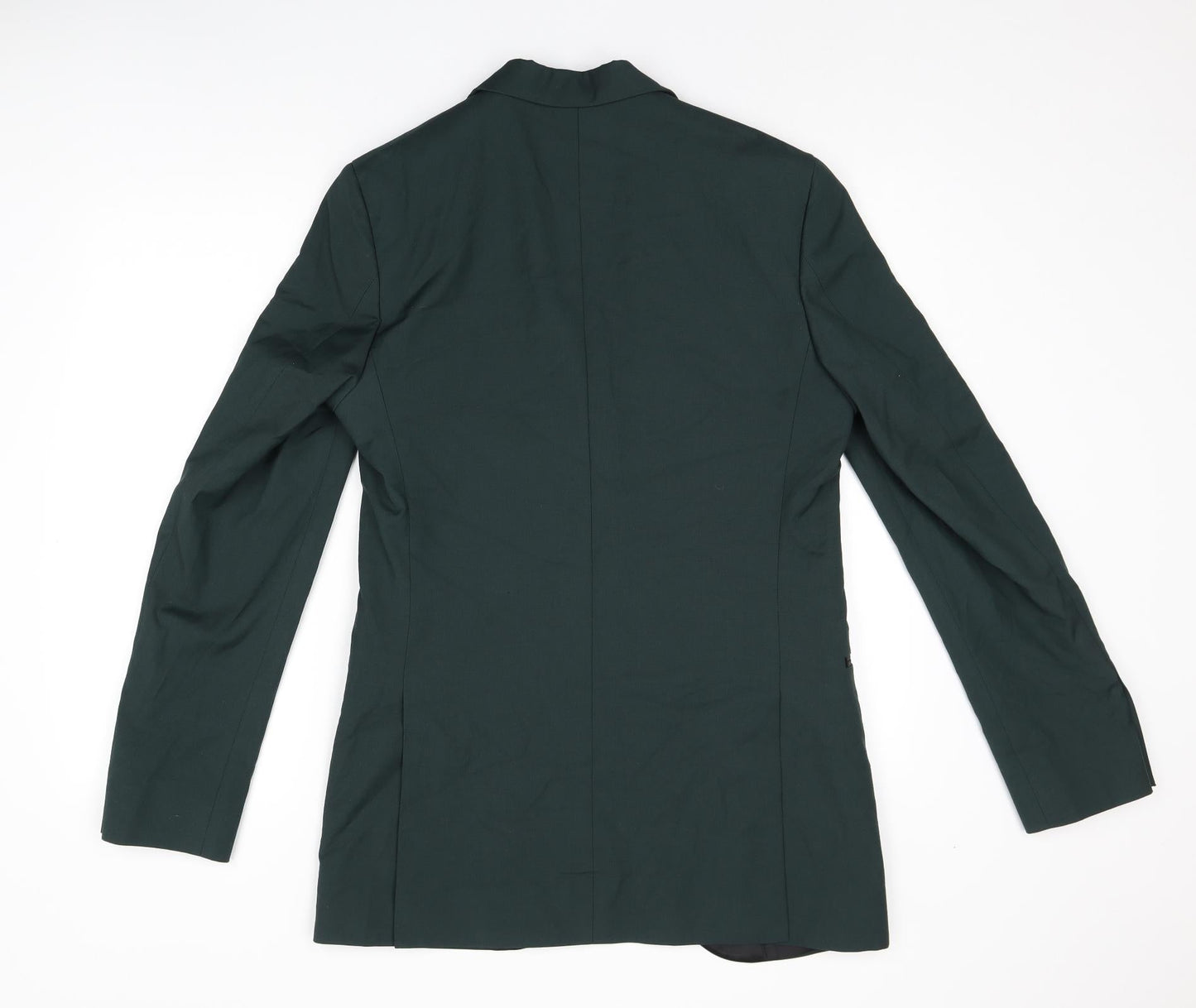 Marks and Spencer Mens Green Polyester Jacket Suit Jacket Size 36 Regular