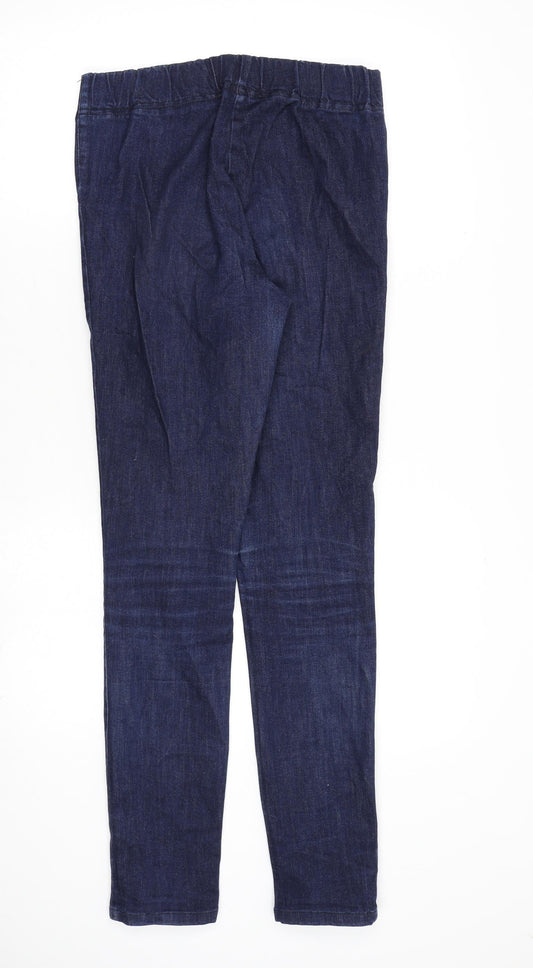 White Company Womens Blue Cotton Jegging Jeans Size 12 L31 in Regular