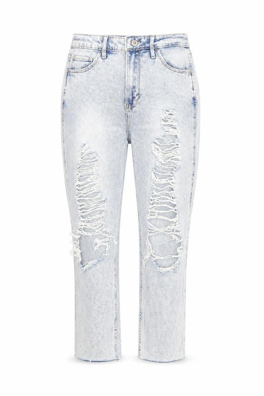 Hollister Womens Blue Cotton Straight Jeans Size 27 in L25 in Regular Zip