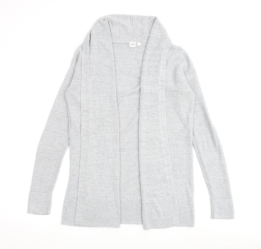Gap Womens Grey Collared Acrylic Cardigan Jumper Size XS