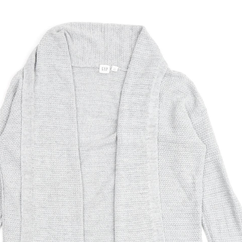 Gap Womens Grey Collared Acrylic Cardigan Jumper Size XS
