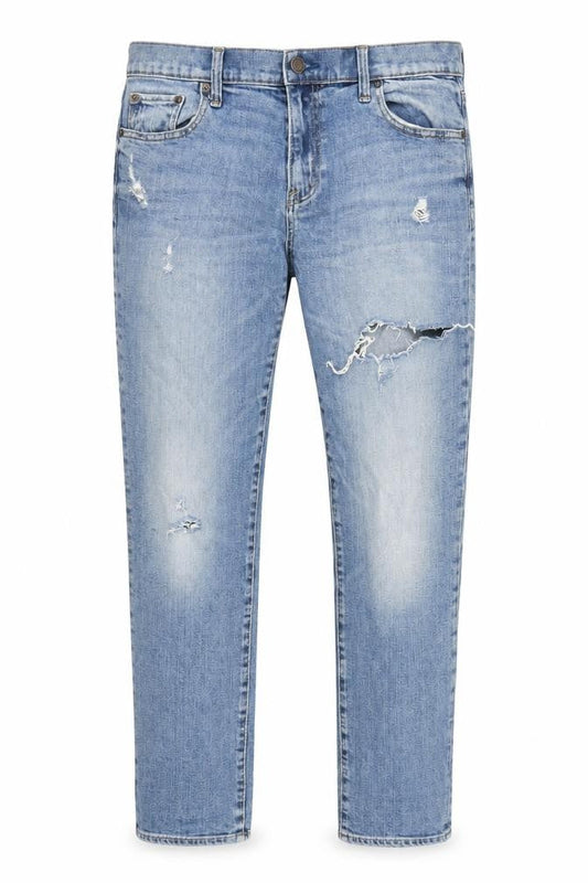 Gap Mens Blue Cotton Straight Jeans Size 36 in L31 in Regular Zip