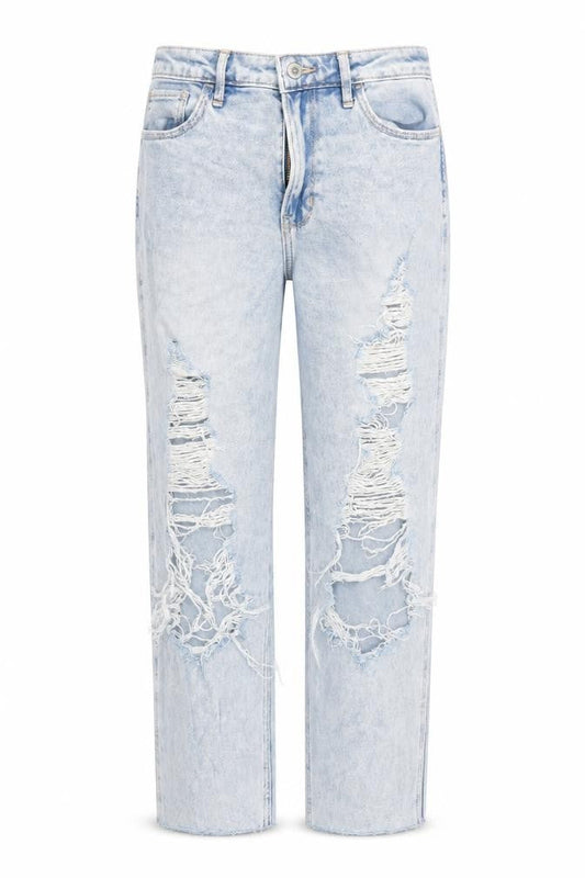 Hollister Womens Blue Cotton Straight Jeans Size 28 in L26 in Regular Zip