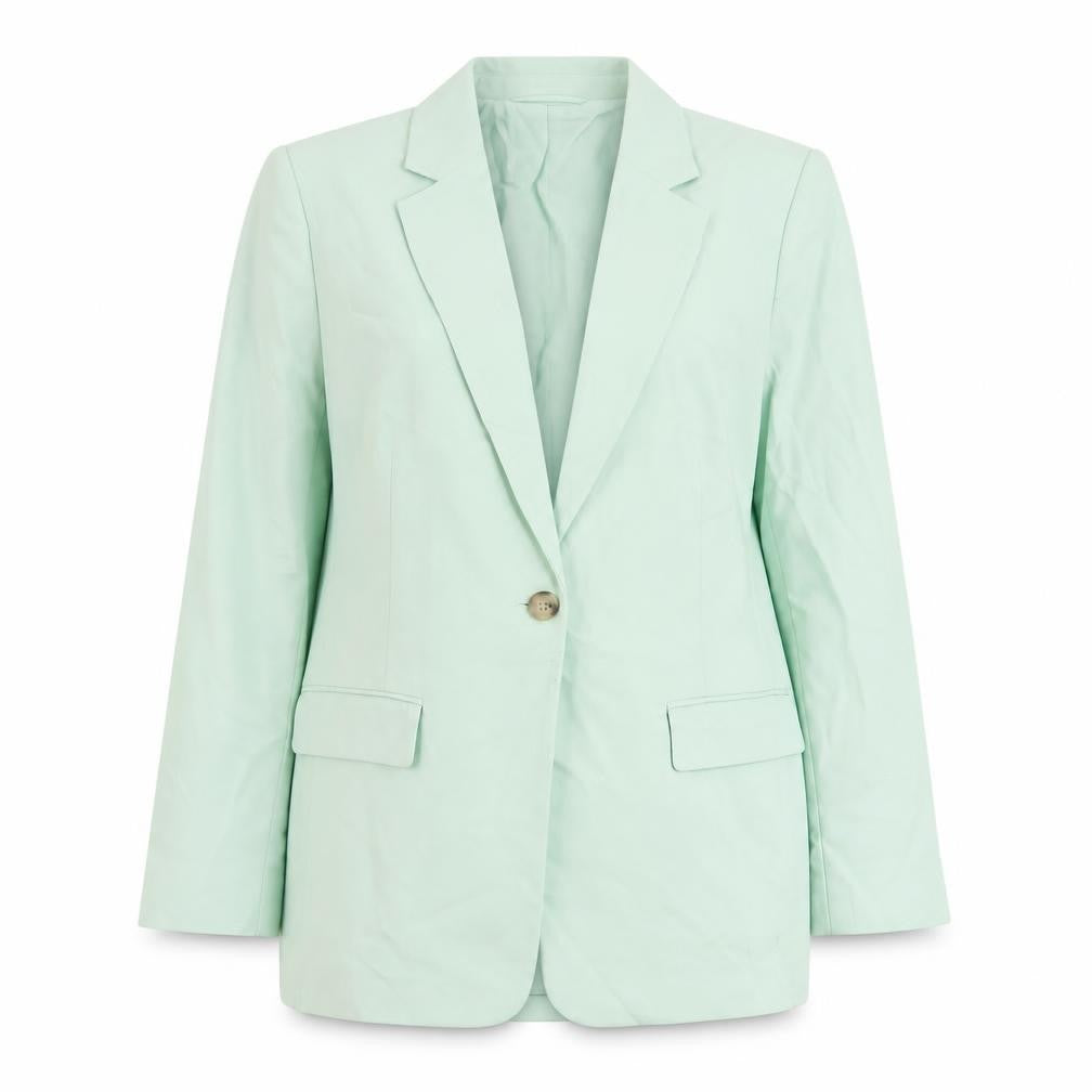 Marks and Spencer Womens Green Polyester Jacket Suit Jacket Size 18