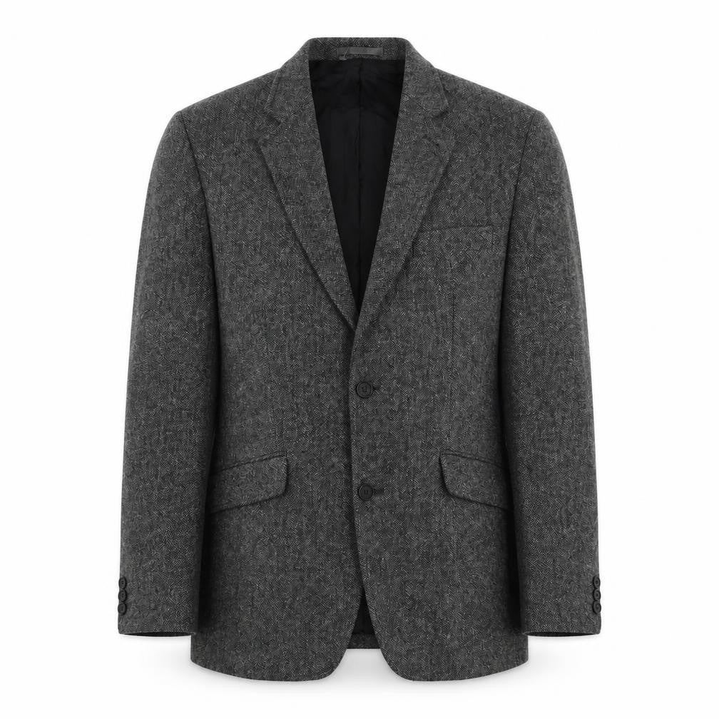Mens 38 Chest Regular Racing Green Grey Two-Button