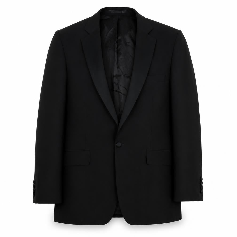Mens 40 Chest Regular Racing Green Black One-Button