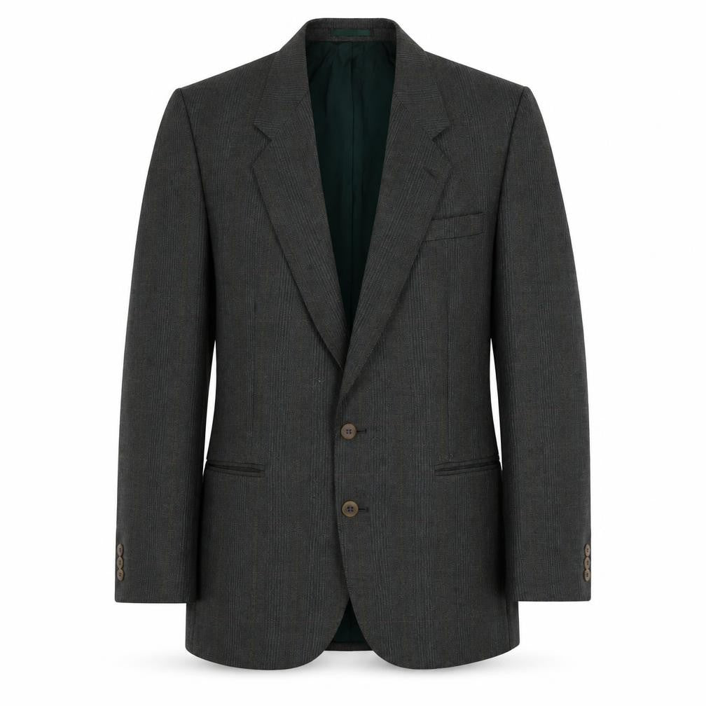 Mens 40 Chest Regular Dunn & Co Green Two-Button