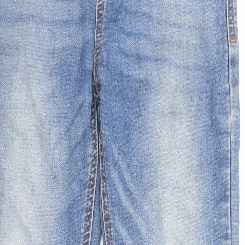 NEXT Boys Blue Copper Straight Jeans Size 9 Months L23 in Regular Drawstring