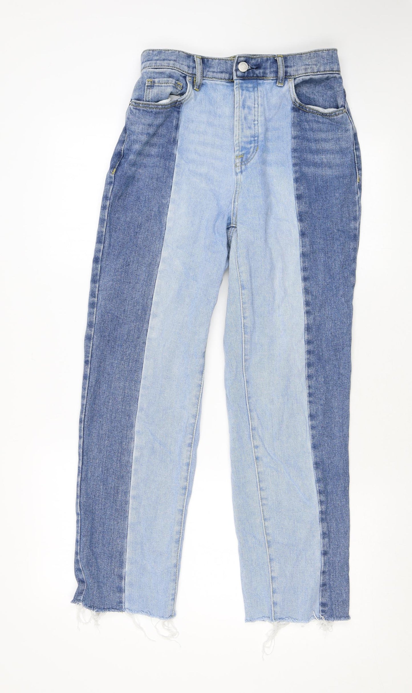 PacSun Womens Blue Cotton Straight Jeans Size 26 in L27 in Regular Button