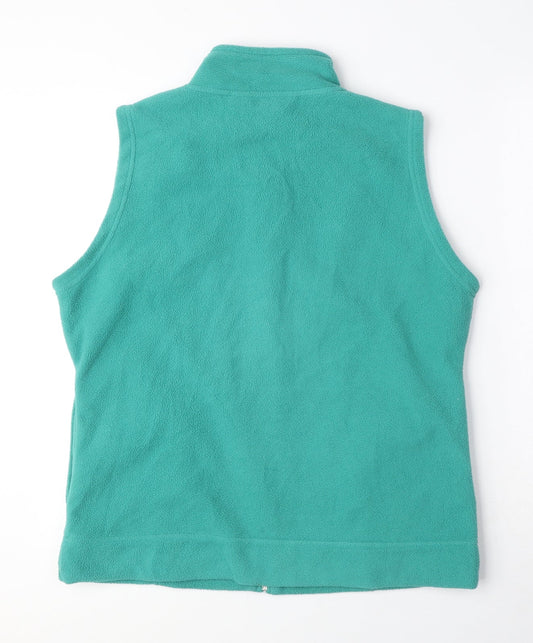EWM Mens Green Gilet Jacket Size M Zip