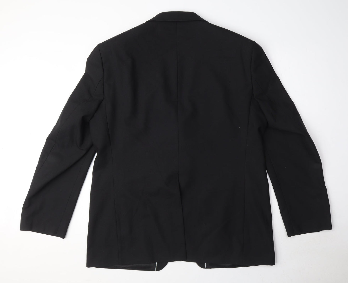 NEXT Mens Black Polyester Jacket Suit Jacket Size 44 Regular